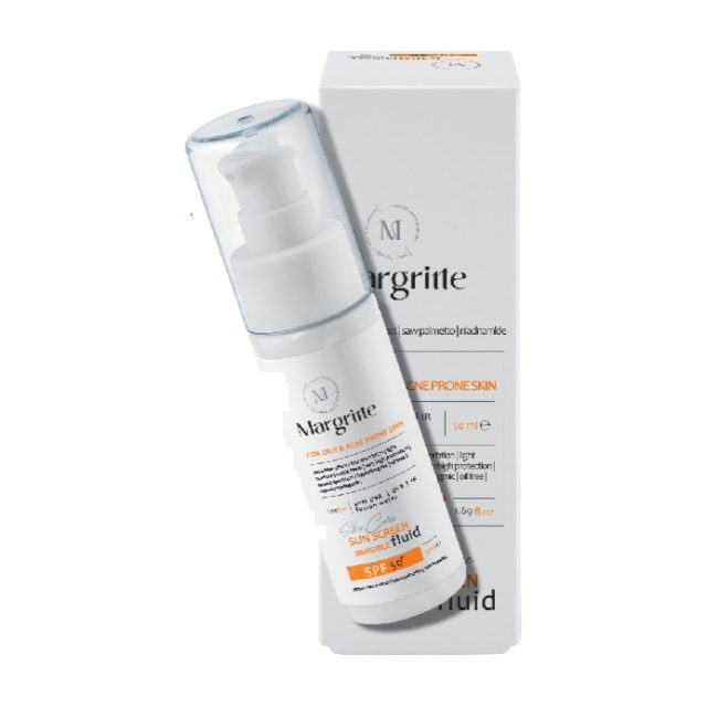 سائل واقي شمس شفاف SPF50+ للبشرة الدهنية والمعرضة لحب الشباب