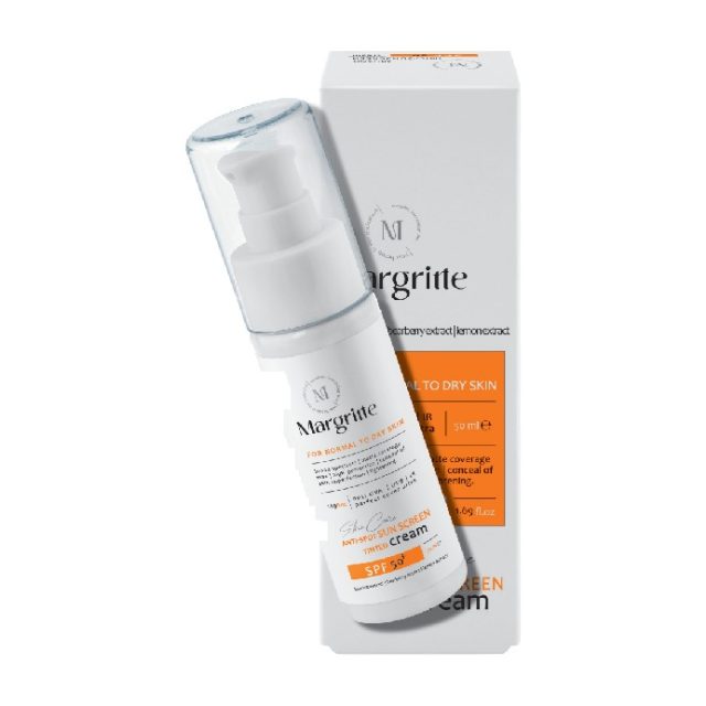 واقي شمس مفتّح SPF50+ بيج فاتح للبشرة العادية إلى الجافة