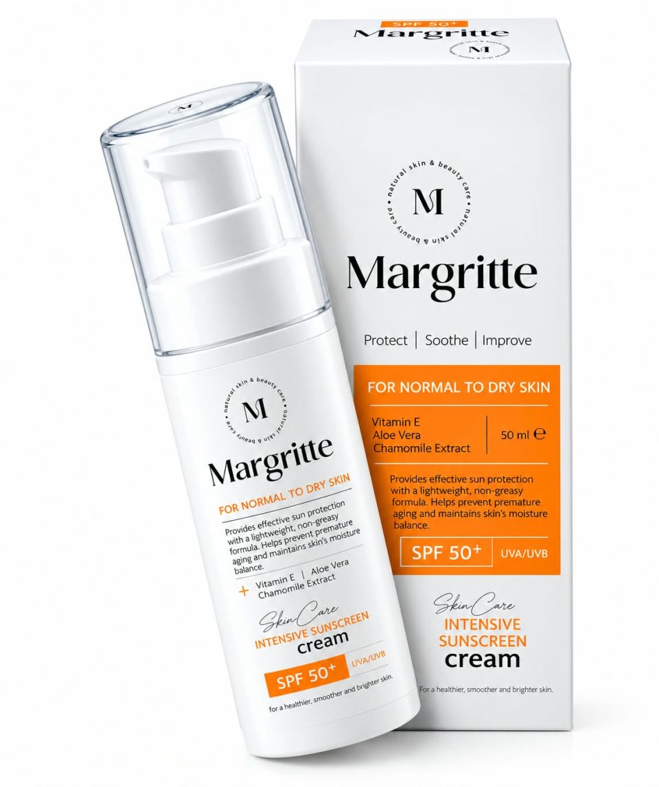 واقي شمس مفتّح SPF50+ بيج فاتح للبشرة العادية إلى الجافة